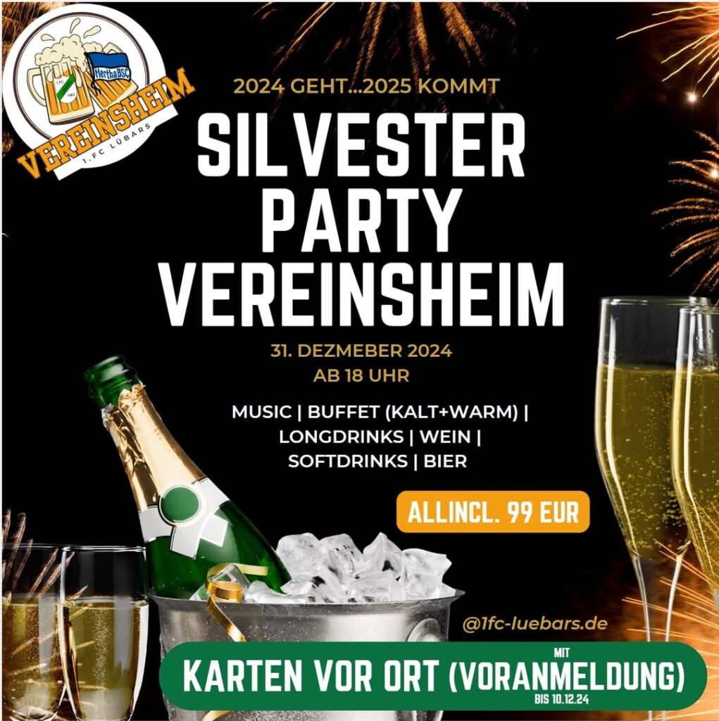 Vereinsheim Lübars Silvesterparty